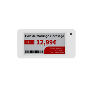 2.66" Electronic Shelf Label, Smart Price, Zero Paper