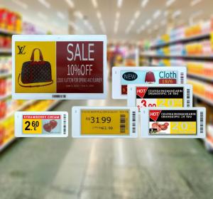 3.5" 4-color E-Paper shelf label