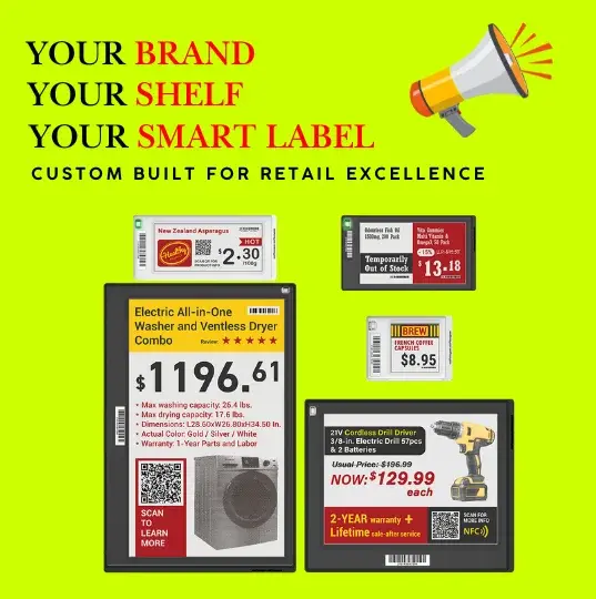 Your Brand. Your Shelf. Your Smart Label—Custom Built for Retail Excellence
